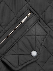 Barbour® Black Powell Quilted Jacket - Image 12 of 13