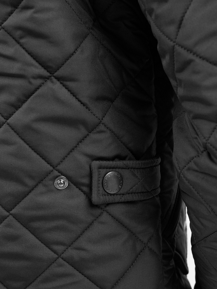 Barbour® Black Powell Quilted Jacket - Image 13 of 13