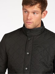 Barbour® Black Powell Quilted Jacket - Image 4 of 13