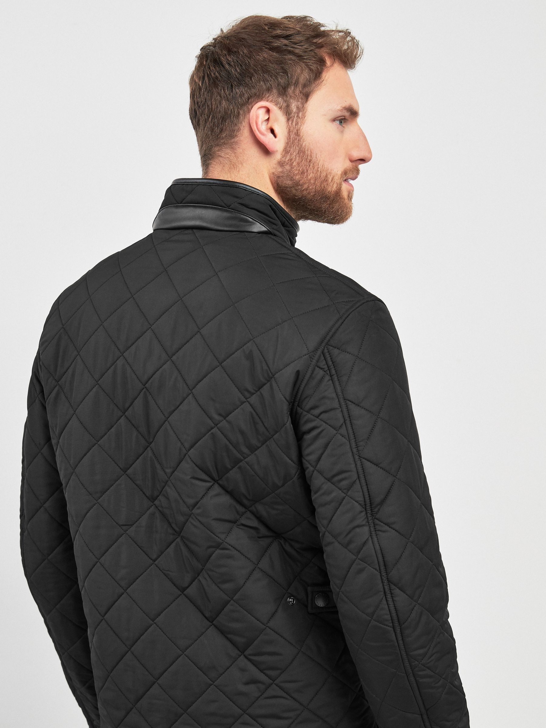 Buy Barbour Black Powell Quilted Jacket from Next Australia
