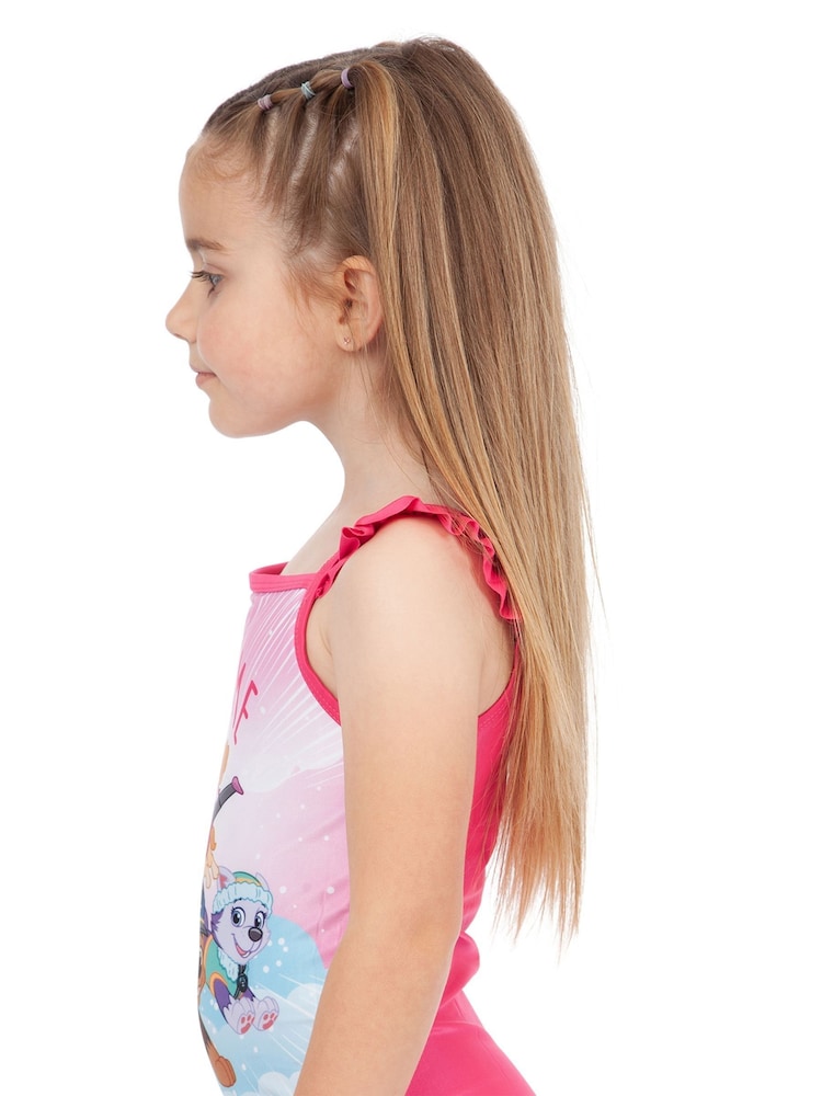 Character Pink Paw Patrol Ruffle Pink Swimsuit - Image 6 of 6