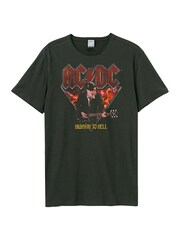 Amplified Grey Highway To Hell 100% Cotton T-Shirt - Image 4 of 4