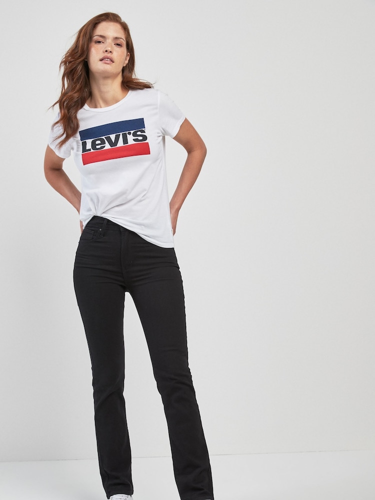 Levi's® Night Is Black 724 High Rise Straight Jeans - Image 1 of 6