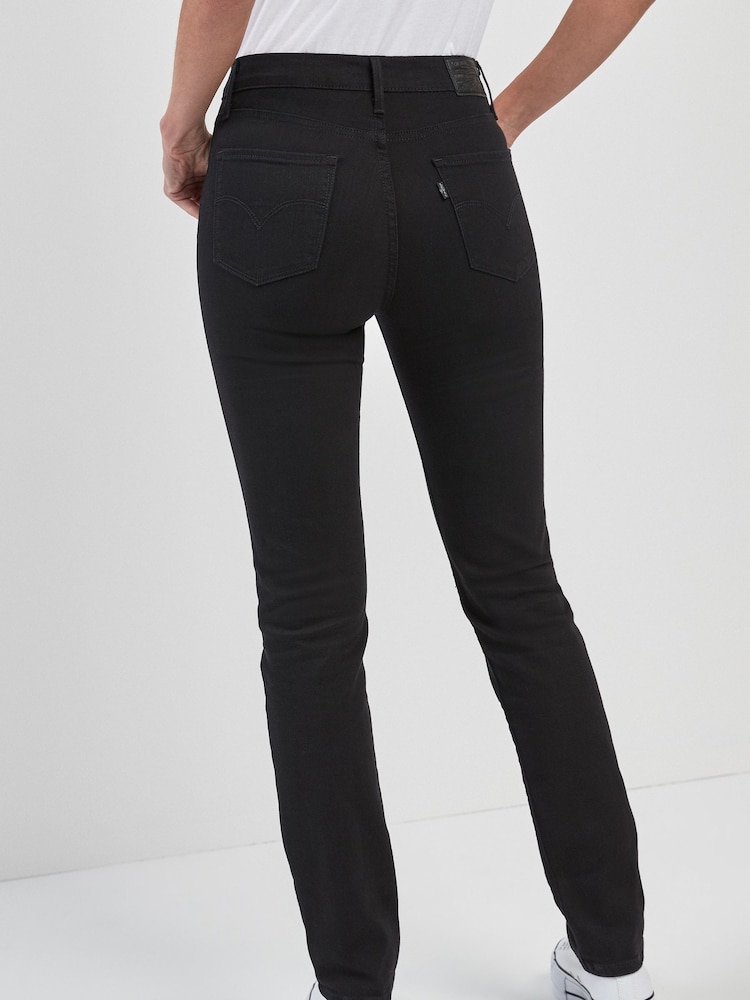 Levi's® Night Is Black 724 High Rise Straight Jeans - Image 2 of 6