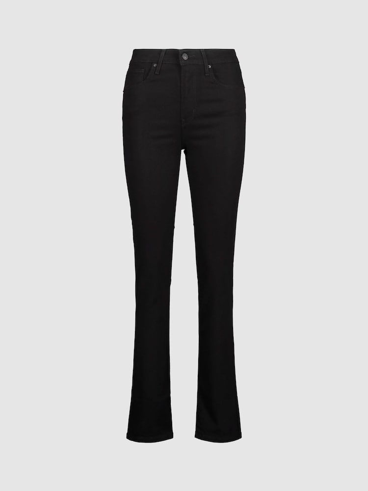 Levi's® Night Is Black 724 High Rise Straight Jeans - Image 6 of 6