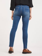 JD Williams Mid Blue Slim Leg Jeggings - Image 2 of 4