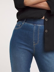 JD Williams Mid Blue Slim Leg Jeggings - Image 4 of 4
