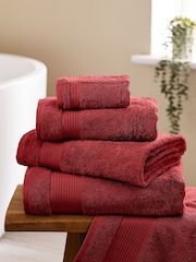 Red Berry Egyptian Cotton Towel - Image 1 of 5