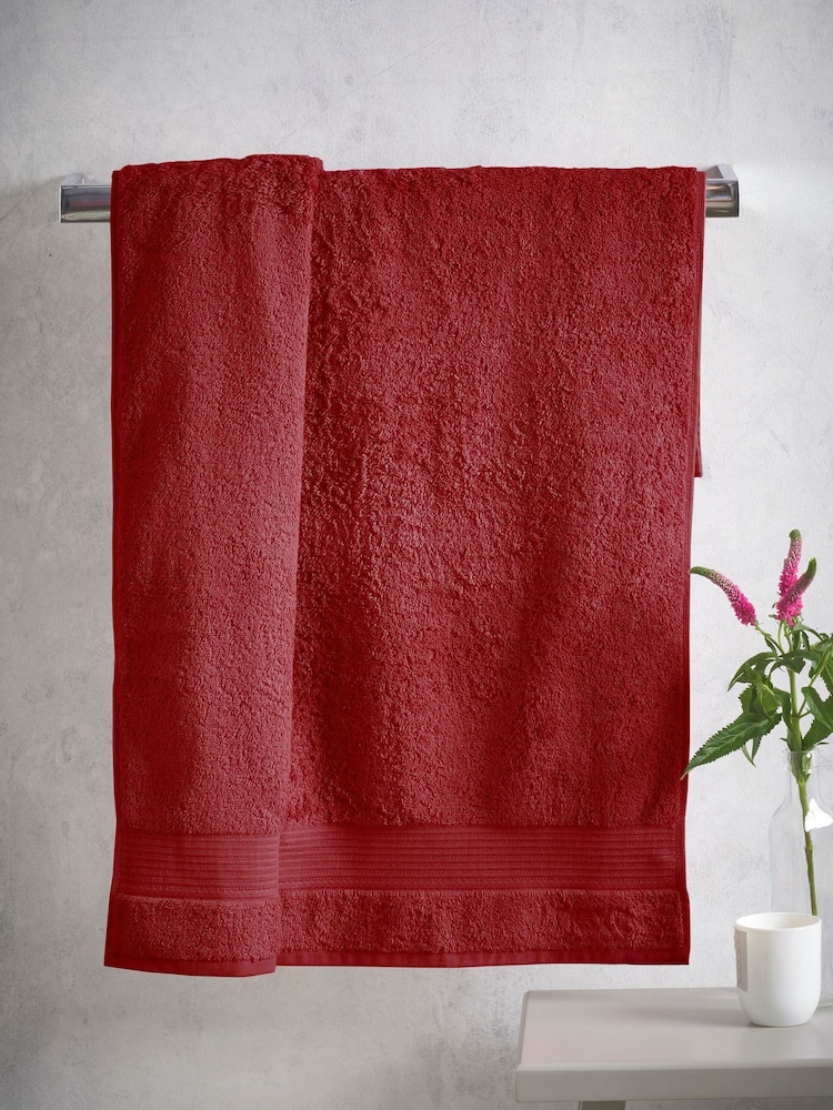 Red Berry Egyptian Cotton Towel - Image 2 of 5
