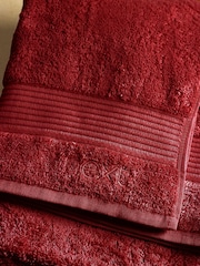 Red Berry Egyptian Cotton Towel - Image 3 of 5