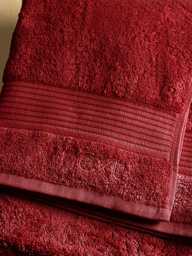 Red Berry Egyptian Cotton Towel - Image 3 of 5