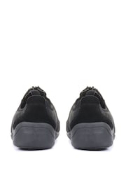 Pavers Black Pavers Ladies Casual Zip Up Trainers - Image 2 of 5