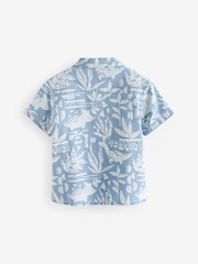 Blue Dino Short Sleeve Printed Shirt (3mths-7yrs) - Image 5 of 6