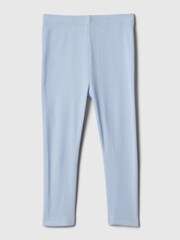 Gap Blue Pull On Ribbed Knit Leggings (Newborn-5yrs) - Image 1 of 2