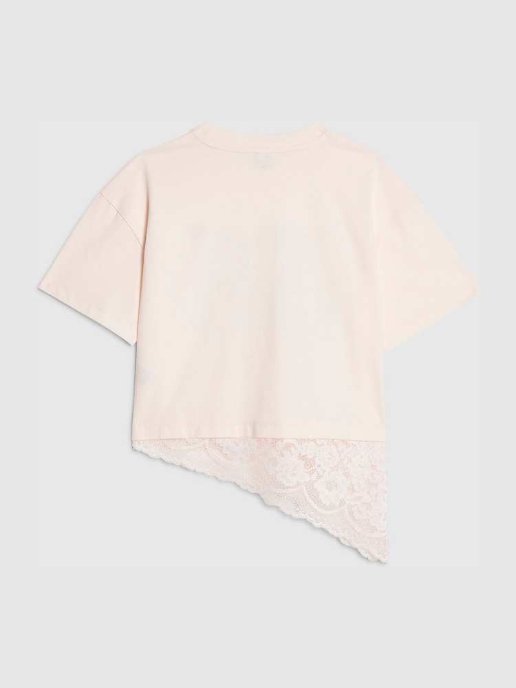 River Island Pink Applique T-Shirt - Image 2 of 4