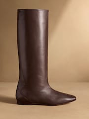 Russell & Bromley Brown Carden Knee High Boots - Image 2 of 7