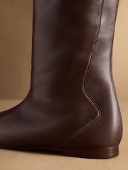 Russell & Bromley Brown Carden Knee High Boots - Image 6 of 7
