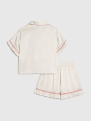 River Island Hjärta Diamante Satin Pyjamas Set - Bild 3 av 5