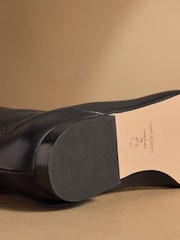Russell & Bromley Black Carden Knee High Boots - Image 5 of 7