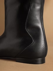 Russell & Bromley Black Carden Knee High Boots - Image 6 of 7