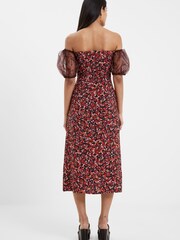 French Connection Clara Aflavia Puff Sleeve Dress - Image 2 of 4
