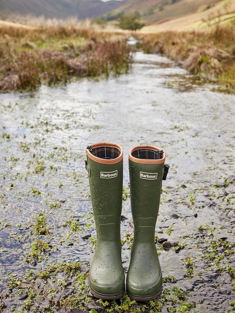 Barbour® Olive Green Tempest Wellies - Image 1 of 9