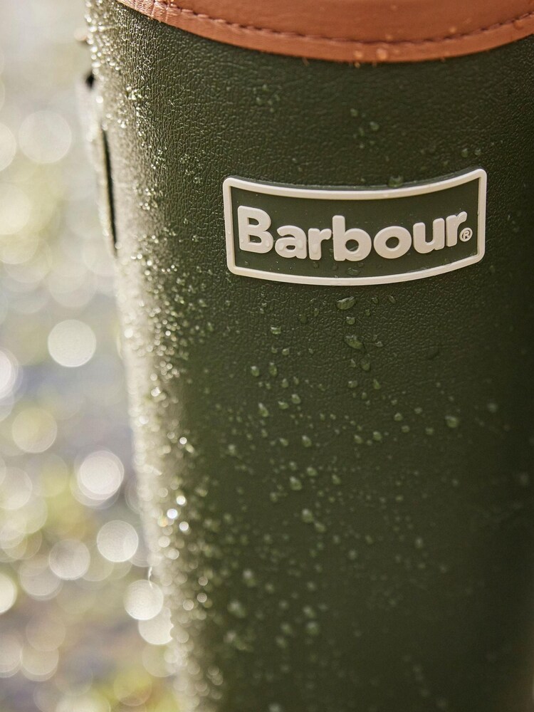 Barbour® Olive Green Tempest Wellies - Image 2 of 9
