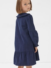 FatFace Blue Katy Collared Cord Dress - Image 2 of 4