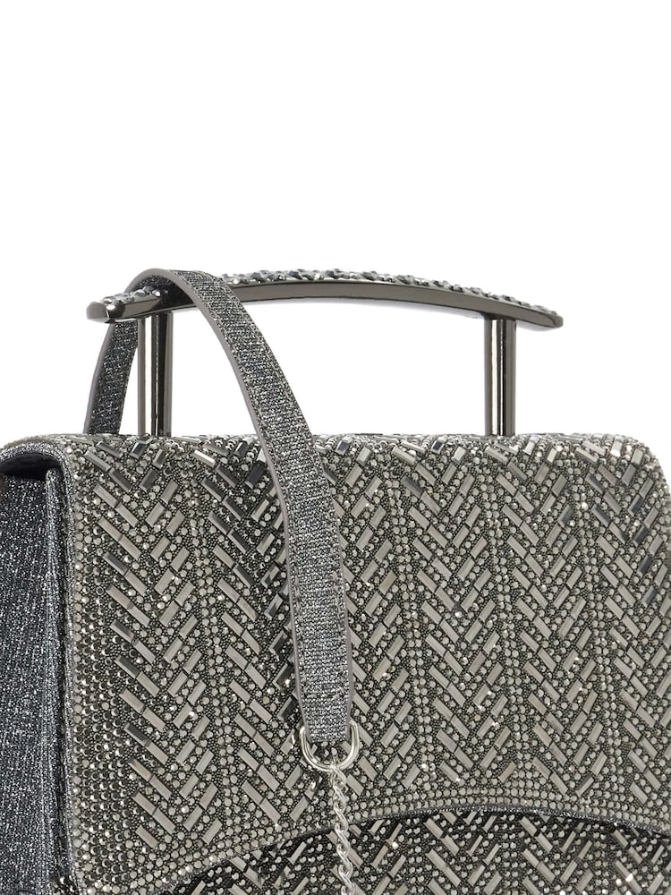 Dune London Metallic Bedazzle Grab Bag - Image 5 of 5
