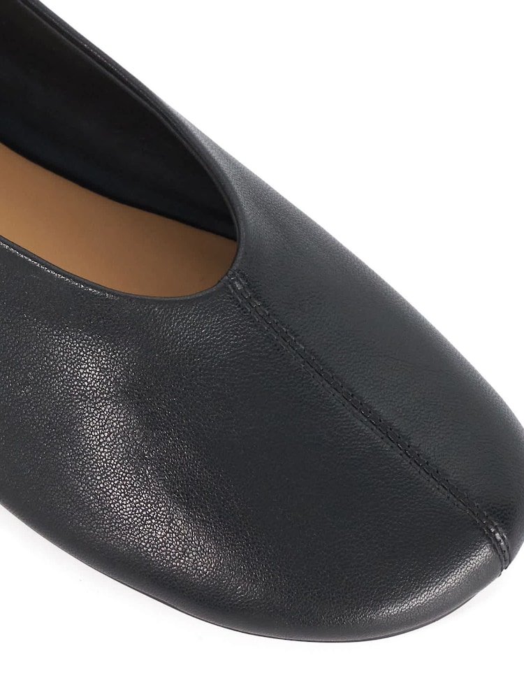 Dune London Black Highway Ballet Pumps - Image 5 of 5