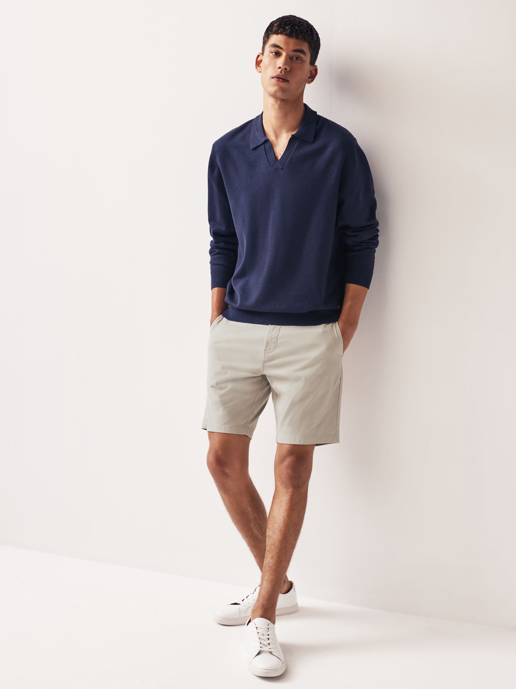 Next slim chino shorts sales