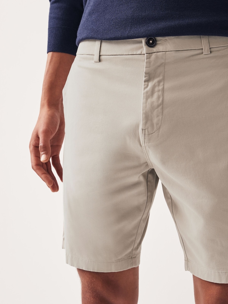 Naturel osseuse - Slim Fit (Slim Fit) - Short chino stretch - Image 4 of 9