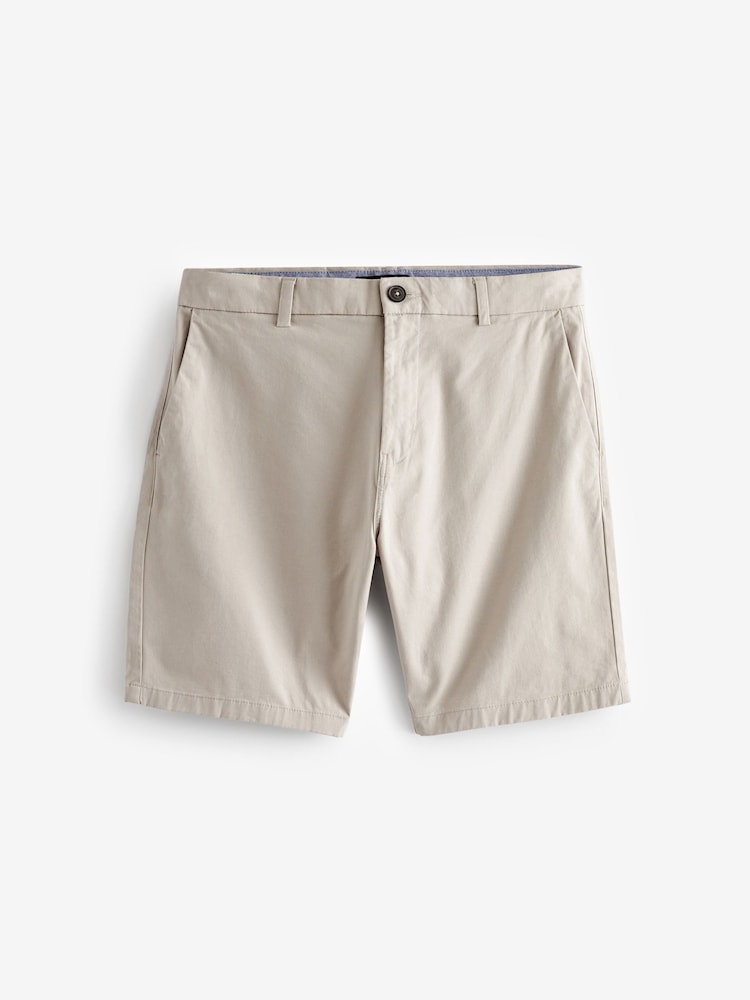 Naturel osseuse - Slim Fit (Slim Fit) - Short chino stretch - Image 6 of 9