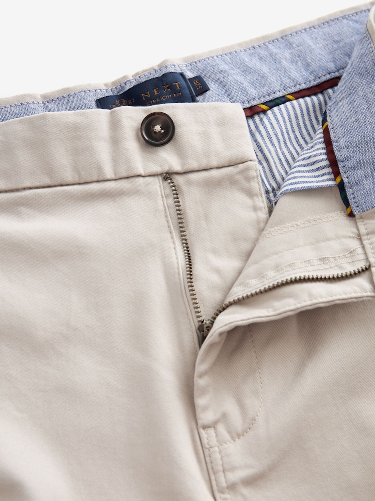 Naturel osseuse - Slim Fit (Slim Fit) - Short chino stretch - Image 7 of 9