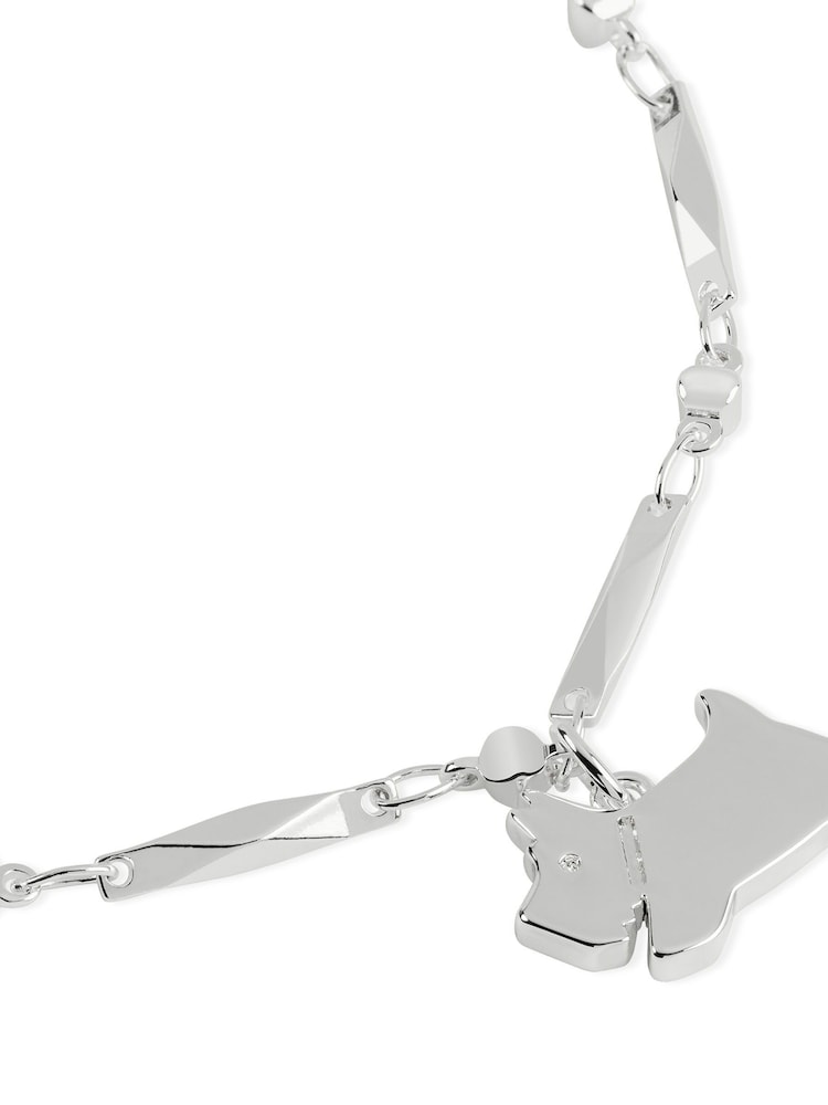 Radley Ladies Silver Tone Cranwell Close Jumping Dog Charm Bracelet - Image 2 of 4