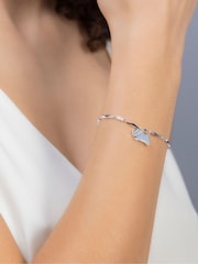 Radley Ladies Silver Tone Cranwell Close Jumping Dog Charm Bracelet - Image 3 of 4