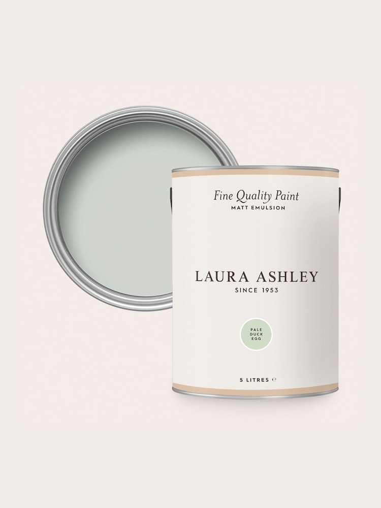 Laura Ashley Pale Duck Egg Matt Emulsion 5LT Paint - Image 1 of 1