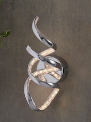 Chrome Cara LED Wall Light - Image 1 of 8
