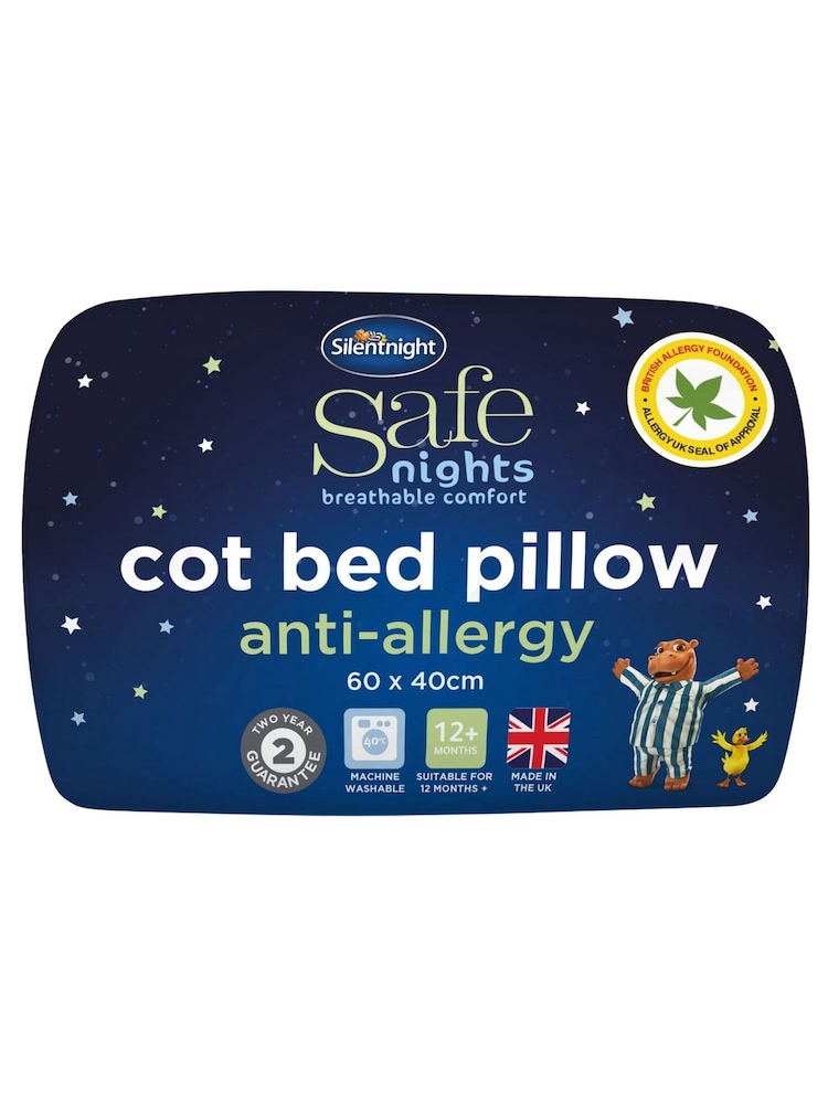 Silentnight Safe Nights Oreiller de lit anti-allergique pour lit - Image 10 of 11