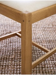 Laura Ashley Set of 2 Oak Milton Dining Chairs - Image 2 of 6