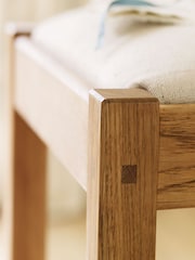Laura Ashley Set of 2 Oak Milton Dining Chairs - Image 3 of 6