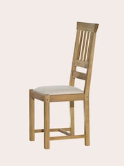 Laura Ashley Set of 2 Oak Milton Dining Chairs - Image 5 of 6