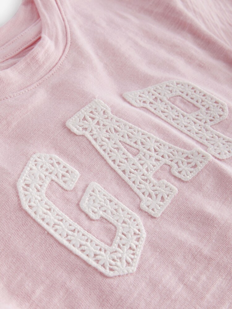Gap Pink Arch Logo Graphic Short Sleeve Crew Neck Baby T-Shirt (Newborn-5yrs) - Image 2 of 2