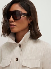 River Island Natural Cotton Pocket Detail Jacket - Image 4 of 4