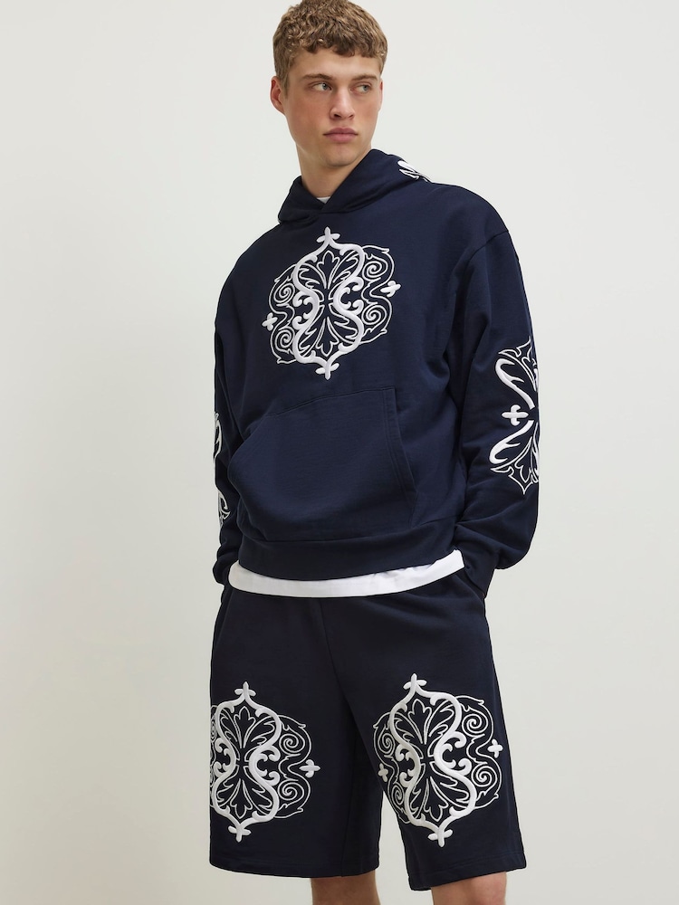 River Island Baroque Embrodery Hoodie - תמונה 1 מתוך 4