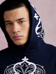River Island Baroque Embrodery Hoodie - תמונה 2 מתוך 4