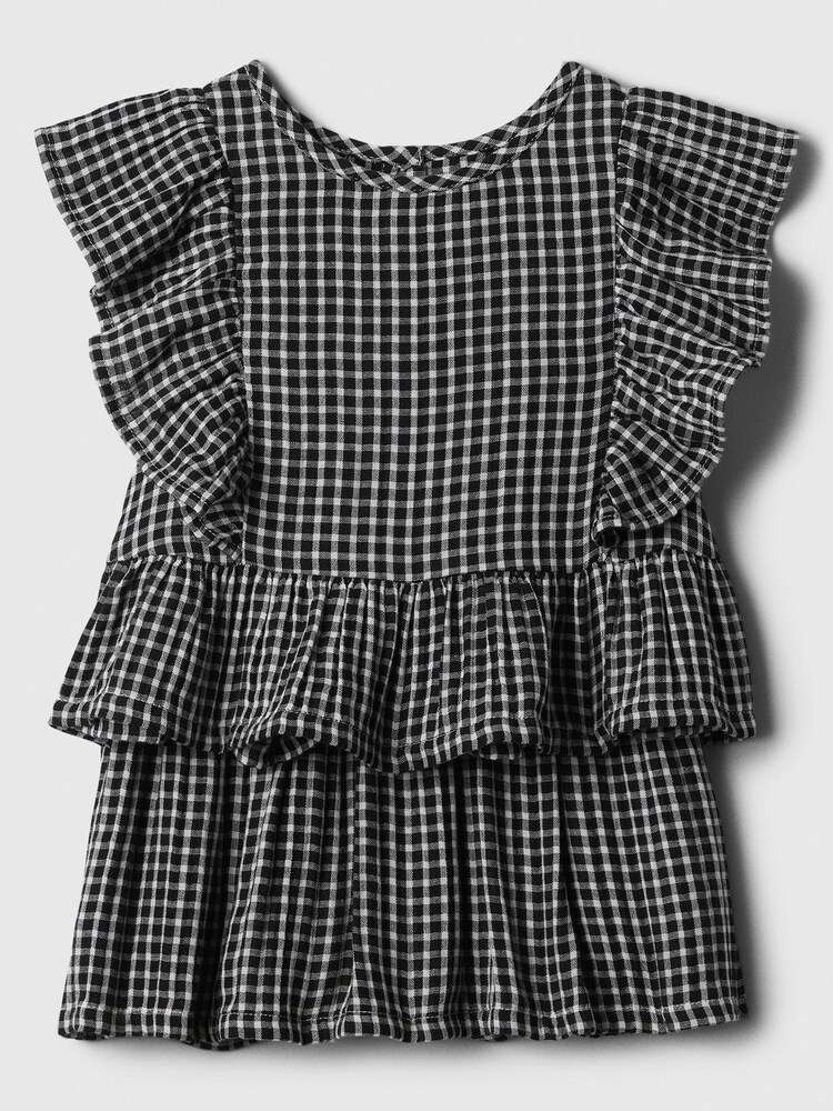 Gap Black Two-Piece Skirt Gingham Outfit Set (Newborn-5yrs) - Image 1 of 2