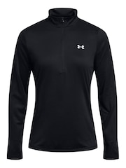 Under Armour Black Solid Tech 1/2 Zip Top - Image 6 of 7