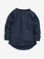 Blue 5 Pack Long Sleeve T-Shirts (3mths-7yrs) - Image 4 of 7