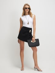 River Island Metal Detail Skort - صورة 1 من 4